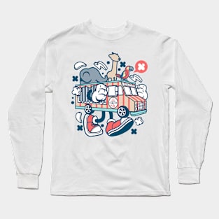 Circus Truck Long Sleeve T-Shirt